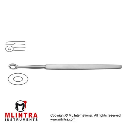 Wolff Lupus Curette Fig. 5 Stainless Steel, 14 cm - 5 1/2" Wolff Lupus Curette Fig. 5 Stainless Steel, 14 cm - 5 1/2"